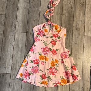 Francesca's Pink Floral Dress